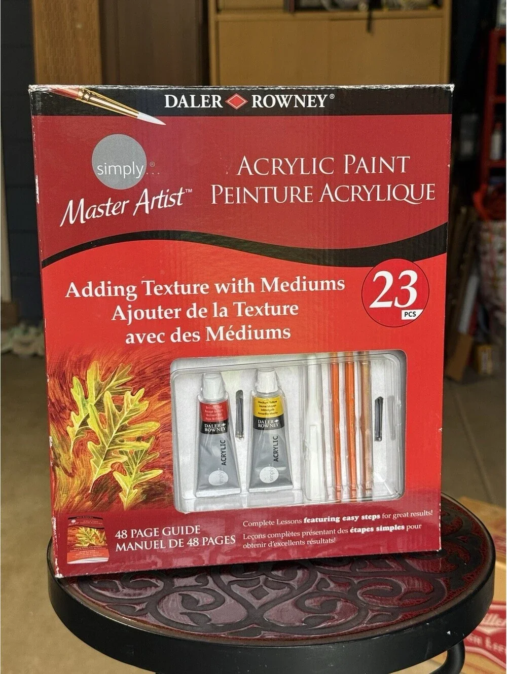 [Brand New] Acrylic paint set for kids with brushes 23 PCS